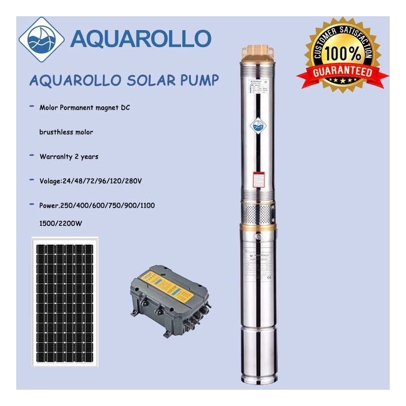 POMPE EMERGEE AQUAROLLO 125M407-1.5 MOTEUR 2HP