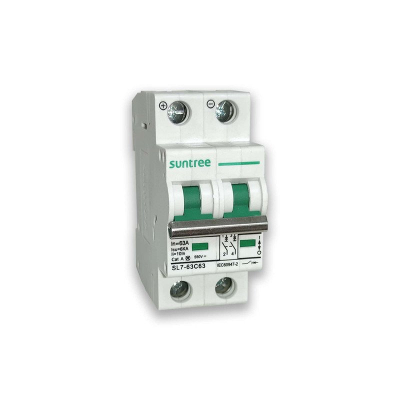 DISJONCTEUR DC SUNTREE 2P - 63A 550VDC