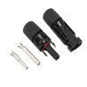 PAIRE DE CONNECTEURS MC4 M/F POUR CÂBLE EN 4/6MM²
